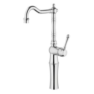 DYF0L3151 MISCELATORE LAVABOC."RETRO' T/C SENZA SCARICO CROMATO SYMPHONIE FRISONE