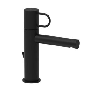 JK075NO Rubinetto miscelatore lavabo con scarico automatico nero opaco - Joker PAFFONI