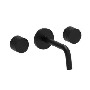 JO008NO Batteria incasso per lavabo bocca 24,5cm nero opaco - Jo PAFFONI - immagine 1