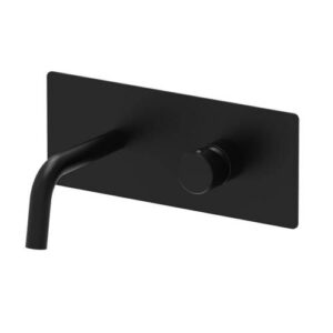 JO104NO Rubinetto miscelatore incasso lavabo inox nero opaco bocca 12,3cm - Jo PAFFONI