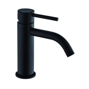 LIG071NO Rubinetto miscelatore lavabo senza scarico nero opaco - Light PAFFONI