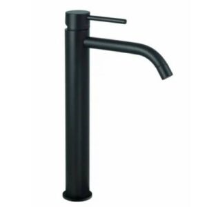 LIG081NO Rubinetto miscelatore lavabo prolungato senza scarico nero opaco - Light PAFFONI