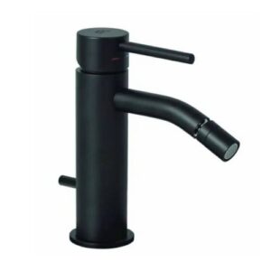 LIG135NO Rubinetto miscelatore bidet con scarico automatico nero opaco - Light PAFFONI