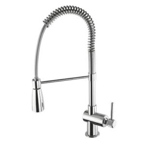 LVF0X6051 CUCINA XL LATERALE C/MOLLA E DOCCIA CROMATO LEVETTA FRISONE