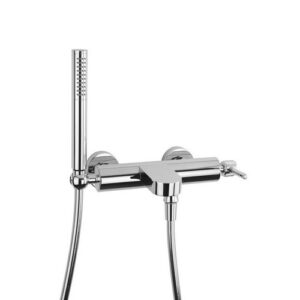 LVM0P8451 MONOCOMANDO VASCA EST.DEVIATORE AUT.supp. integrato.CROMATO Levetta FRISONE