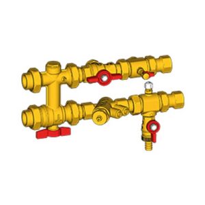 R280KY004 Gruppo collegamento e regolazione per unità terminali 3/4"F GIACOMINI