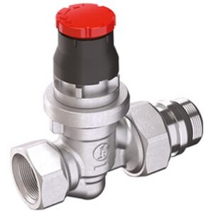 R402DBX004 Valvola termostatizzabile diritta, tubo ferro 3/4" GIACOMINI