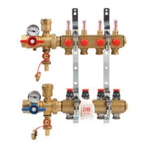 R553FKDB106 Kit collettore ottone bilanciamento dinamico G1" x B.18 /6 GIACOMINI