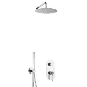 RG17351435118551 Kit doccia incasso,braccio soffione parete RIGUARDO FRISONE