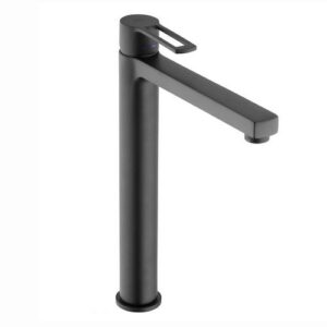 RIN081NO Rubinetto miscelatore lavabo prolungato senza scarico nero opaco - Ringo PAFFONI