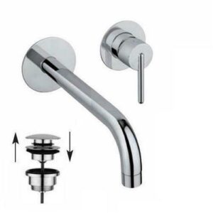 RM02074 Miscelatore monocomando lavabo incasso con scarico  RADIUS MIX FRISONE - immagine 1
