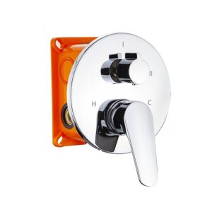 RU2VT0S03CR Miscelatore incasso 2 vie completo cromato SPHERA