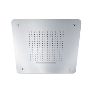 SD4957553CR Soffione Cosmo in acciaio 500x500mm e getti SPHERA