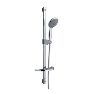 SL3M432CICR Saliscendi Minerva 85cm con doccia Tennis, portasapone e flessibile SPHERA