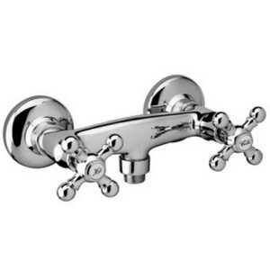 SY00616 Gruppo doccia esterno con vitoni ceramici 180°  SYMPHONIE FRISONE