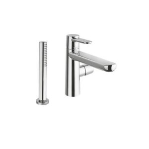 TEGT08451 BATTERIA VASCA due fori CROMATA TERRA FRISONE