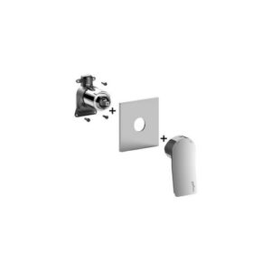 TIBOX010CR Rubinetto miscelatore incasso PBOX 010 piastra ABS TILT PAFFONI