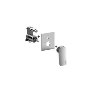 TIBOX015CR Rubinetto miscelatore incasso con deviatore PBOX 015 piastra ABS TILT PAFFONI