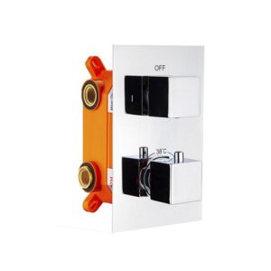 TM2VQ0S03CR Miscelatore termostatico incasso 2 vie quadro cromato SPHERA