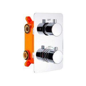 TM2VT0S03CR Miscelatore termostatico incasso 2 vie tondo cromato SPHERA