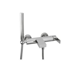 TQ0000951 MONOCOMANDO VASCA EST.DEVIATORE AUT.SENZA COMP. CROMATO TondoeQuardro FRISONE