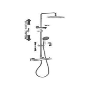 ZCOL589LIQCR Colonna doccia regolabile NEW MINI BIRILLO PAFFONI