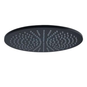 ZSOF074NO Soffione tondo ispezionabile Ø 22,5 cm in metallo nero Master PAFFONI