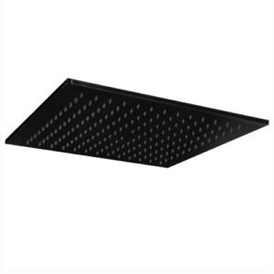 ZSOF078NO Soffione quadrato ispezionabile 30 x 30 cm in metallo nero King PAFFONI