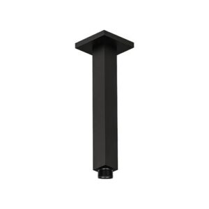 ZSOF119NO Braccio doccia a soffitto 20 cm in metallo nero opaco - Paffoni PAFFONI