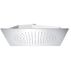 11738 Soffione a soffitto da incasso quadro inox Oceano 350 DAMAST