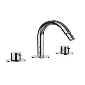 12104F00 Batteria bidet bocca alta fissa senza scarico Pepe FRATELLI FRATTINI