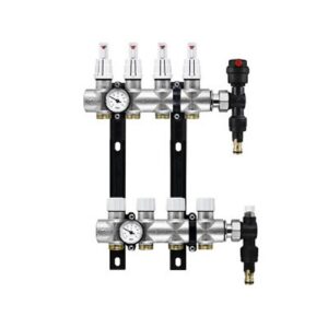 2032.06.10 Kit collettore compatti in ottone 1" 6 vie RBM