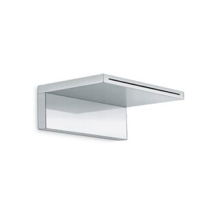 205.21.018 Soffione a parete in ottone con getto a cascata cromo NEWFORM