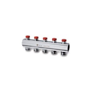 208DM-06-13 Collettore con detentori att.3/4" 1"x 13 vie TE-SA