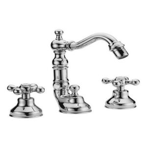 2110500 Batteria bidet a 3 fori con bocca e scarico Dedra FRATELLI FRATTINI
