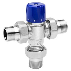 2133.04.00 Miscelatore termostatico a T regolabile impianti sanitari 1/2" RBM