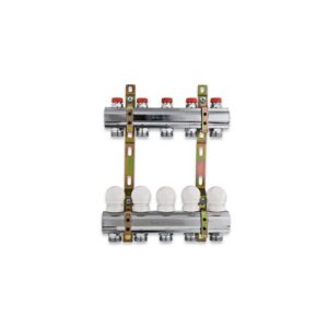 220-06-03 Collettore con detentori att. 3/4" 1"x 3 vie TE-SA - immagine 1