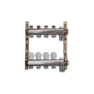 220A2-07-10D Collettore inox con detentori att.3/4" 1-1/4"x 10 vie TE-SA - immagine 1