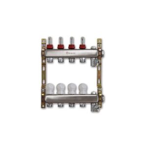 220ATD2-06-07D Collettore inox con vitoni dinamici att. 3/4" e kit D 1"x 7 vie TE-SA - immagine 1