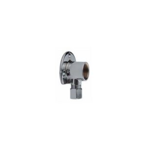 22338 RACCORDO 90G F1/2xM3/8 C/PLACCA 3 FORI SENZA DADO ZAGI - immagine 1