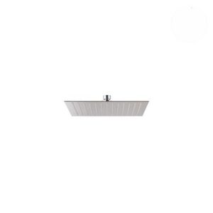 22391.21.018 Soffione quadro in acciaio con getto a pioggia, h. 2 mm 250x250mm cromo NEWFORM