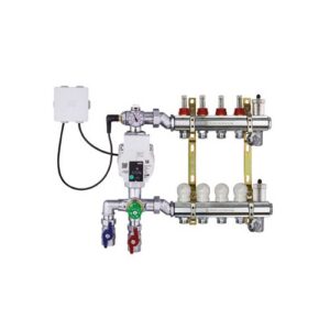 248TTIN-06-06 Gruppo di regolazione con mix termostatico 1"x 6 vie TE-SA