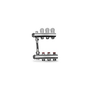 258-06-02 Gruppo di distribuzione alta temperatura att.3/4" 1"x 2 - ∆p 0,10 bar TE-SA