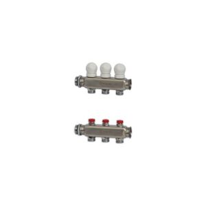 258ASBR-06-03 Gruppo distribuzione alta temperatura inox att.3/4" 1"x3 TE-SA