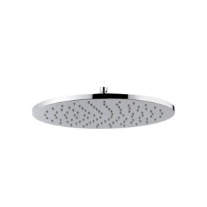 26535.21.018 Soffione tondo in ottone con getto a pioggia, h. 8 mm ø 400 mm cromo NEWFORM