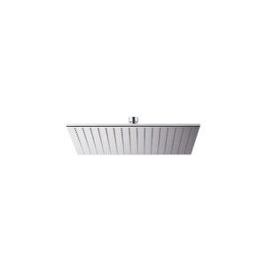 26537.21.018 Soffione quadro in ottone con getto a pioggia, h. 8 mm 300x300mm cromo NEWFORM
