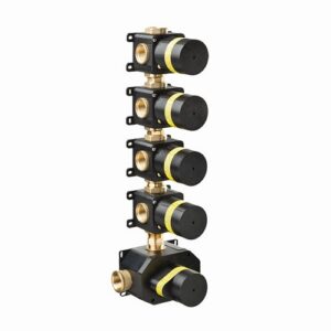 27878.00.000 Corpo incasso per miscelatori termostatici multiutenza 4 uscite 3/4" NEWFORM