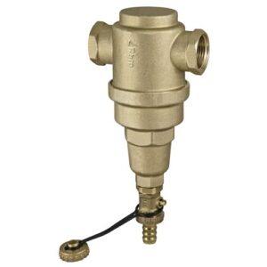 2829.05.00 Defangatore autopulente con rubinetto a sfera in ottone 3/4"FF RBM