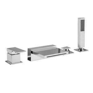 3502900 Batteria bordo vasca con bocca, deviatore VitaDue FRATELLI FRATTINI