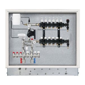 3691.07.00 Modulo di distribuzione preassemblato in kit da incasso 7 vie RBM